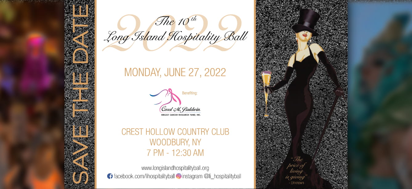 Save the Date - Long Island Hospitality Ball 2022